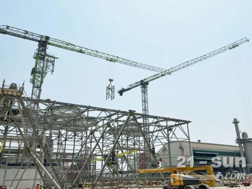 一帶一路海灣明珠 ,中聯(lián)重科塔機建設(shè)巴林電站